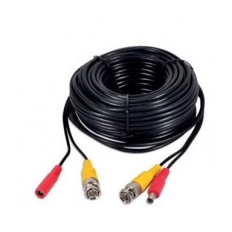 CABLE DE VIDEO QIAN QCV1701 YAO, 18 MTS, CONEXION BNC Y ENERGIA QCV1701 QCV1701 EAN 7503024642131UPC