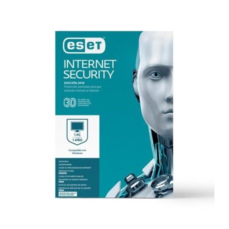 Antivirus ESET Internet Security, 1 licencia, 1 Año(s), Caja Internet Security TMESET-204EAN 8588008130308UPC