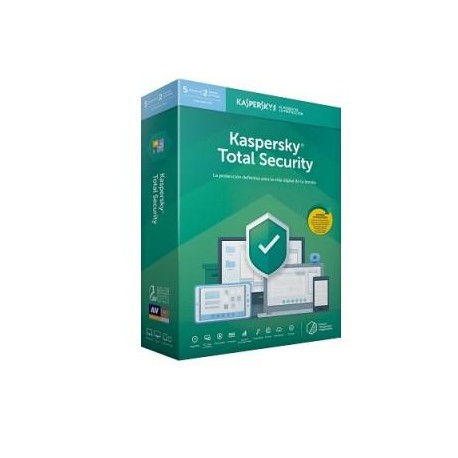 Antivirus KASPERSKY TOTAL SECURITY , 5 licencias, 1 Año(s) TOTAL SECURITY   KL1949Z5EFS-9 EAN UPC 653341446718