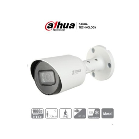 CAMARA DAHUA BULLET HFW1200T-36- HDCVI 1080P/ LENTE FIJO DE 3.6MM/IP67