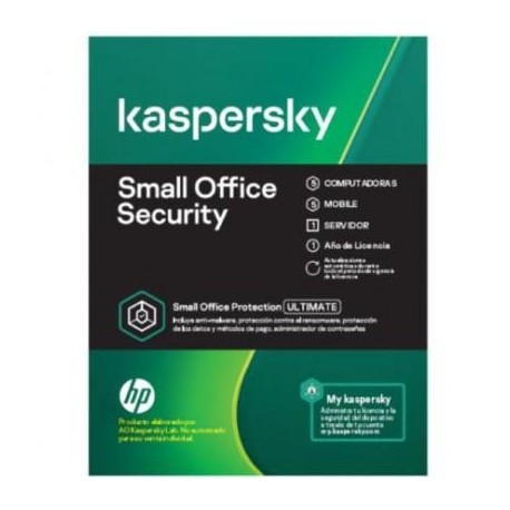 Antivirus HP (595K9L3). Tarjeta Antivirus HP Kaspersky Small Office Security  595K9L3 595K9L3 EAN UPC 787790340706