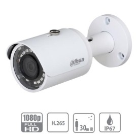 CAMARA BALA DAHUA IP - 2MP H.265+ 30 FPS IP67 POE (IPC-HFW1230S-S4)