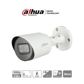 DAHUA HFW1200T-36- Camara Bullet HDCVI 1080p/ 90 Grados de Apertura/ Lente Fijo de 3.6mm/ IR 30 Mts/ IP67/ Metalica/ TVI AHD y 