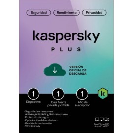 Kaspersky Plus 1 Dispositivo 1 Año (Internet Security) ESD KL1042ZDAFS EAN UPC