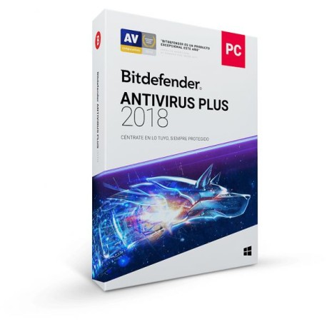 BITDEFENDER ANTIVIRUS PLUS, 5 USUARIOS 1 AÑO DE VIGENCIA (CAJA)