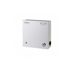 DISTRIBUIDOR DE ENERGIA DAHUA 9 CANALES/12 VDC / 5 A MP /FUSIBLES INTERCAMBIABLES / PROTECCION DE SOBRECARGA BLANCO PFM3419CH U